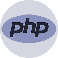 Une image qui montre la logo de PHP